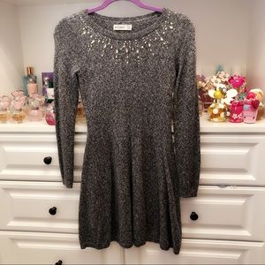 Abercrombie And Fitch Grey Sweater Dress